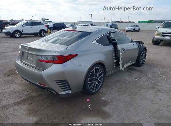 JTHHA5BC9H5004873 2017 LEXUS RC 200T Серый Задняя правая четверть
