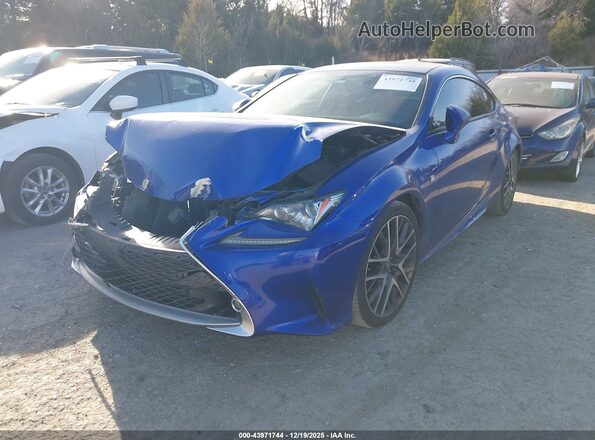 JTHHE5BC3G5013698 2016 LEXUS RC 350 Синий Передняя левая четверть