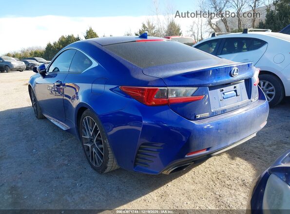 JTHHE5BC3G5013698 2016 LEXUS RC 350 Синий Задняя левая четверть