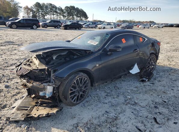 JTHHE5BC3H5017672 2017 LEXUS RC Черный Передняя левая четверть
