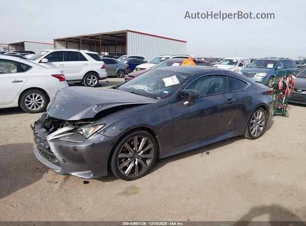 JTHHE5BC6G5012576 2016 LEXUS RC 350 Серый Передняя левая четверть