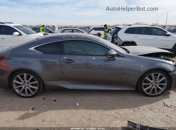 JTHHE5BC6G5012576 2016 LEXUS RC 350 Серый Вид задней части салона