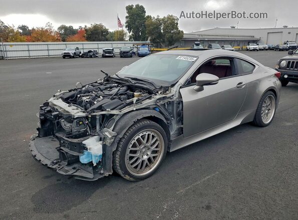 JTHHE5BC6G5014411 2016 LEXUS RC Gray წინა მარცხენა ხედი სამი მეოთხედიდან
