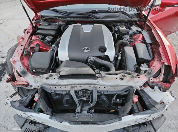 JTHHE5BC7G5014451 2016 LEXUS RC Red Rear interior view