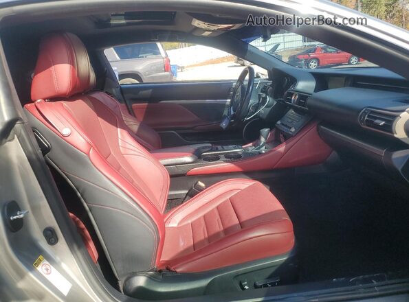 JTHHE5BC9G5014600 2016 LEXUS RC Серебряный Вид салона спереди