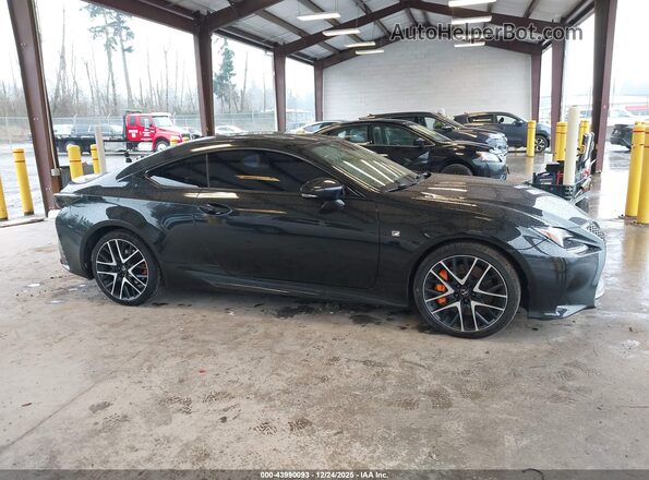 JTHHZ5BC0J5018241 2018 LEXUS RC 350 Черный Вид задней части салона