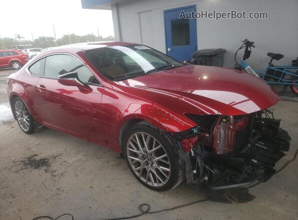 JTHHZ5BC9K5019521 2019 LEXUS RC Red Przód prawy