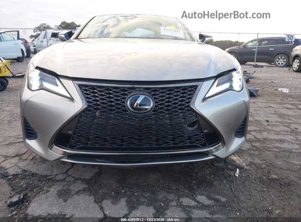 JTHHZ5BC9K5020653 2019 LEXUS RC 350 Gray Widok wnętrza z tyłu