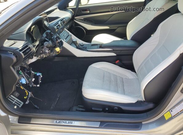 JTHHZ5BC9K5021415 2019 LEXUS RC Серебряный Вид салона спереди