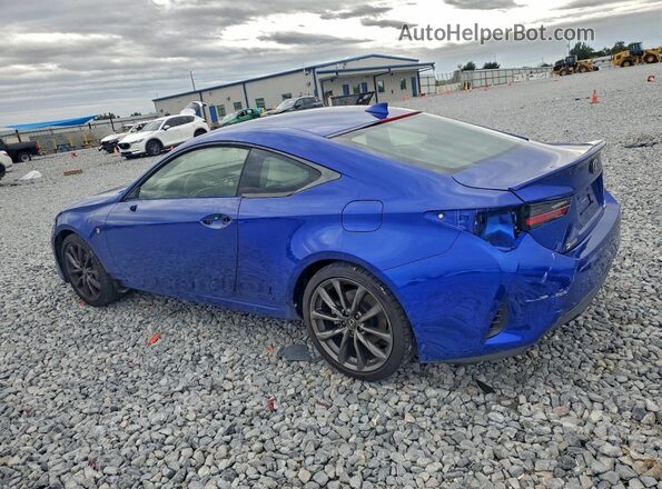 JTHHZ5BC9K5021642 2019 LEXUS RC Синий Задняя левая четверть
