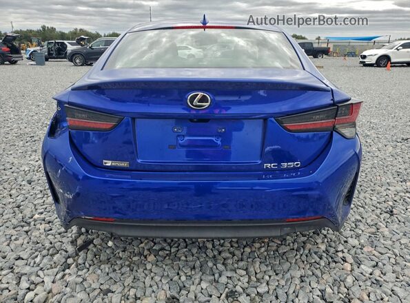 JTHHZ5BC9K5021642 2019 LEXUS RC Синий Вид сзади
