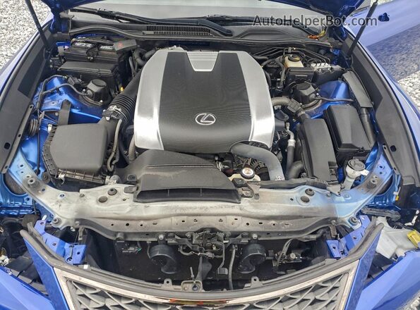 JTHHZ5BC9K5021642 2019 LEXUS RC Синий Вид задней части салона
