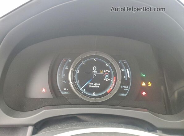 JTHHZ5BC9K5021642 2019 LEXUS RC Синий Вид щитка приборов
