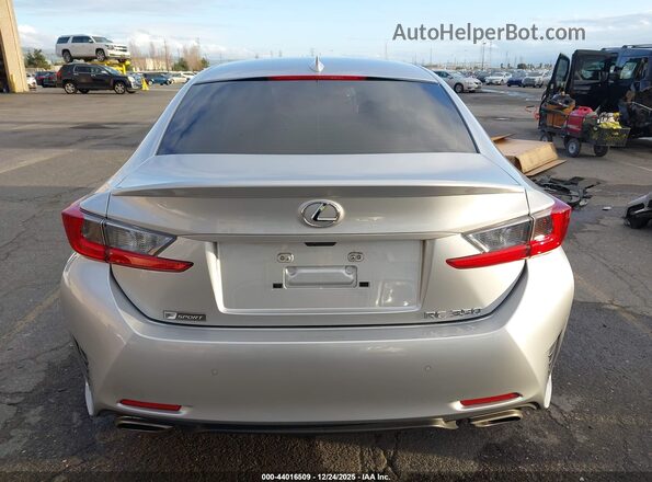 JTHHZ5BCXJ5018425 2018 LEXUS RC 350 Серебряный 
