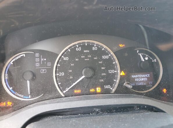 JTHKD5BH9G2252159 2016 LEXUS CT Белый Вид щитка приборов
