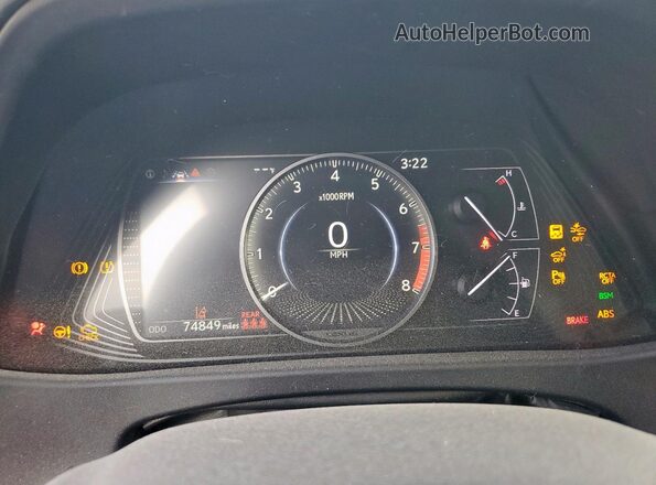 JTHP3JBH6L2029217 2020 LEXUS UX Черный Вид щитка приборов
