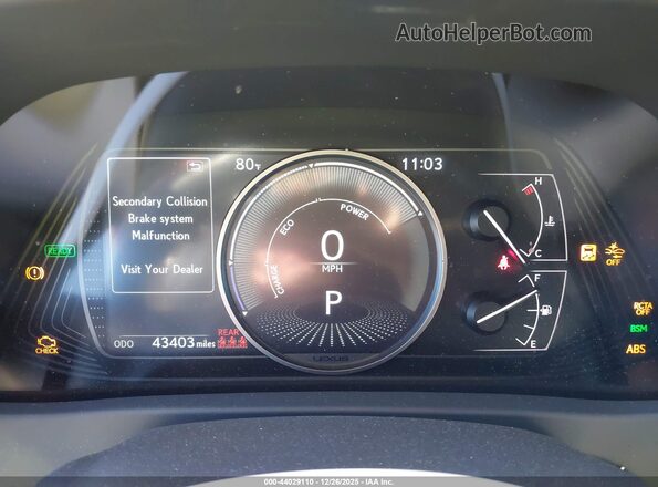 JTHP6JBH3P2156116 2023 LEXUS UX 250H White Widok tylnych siedzeń