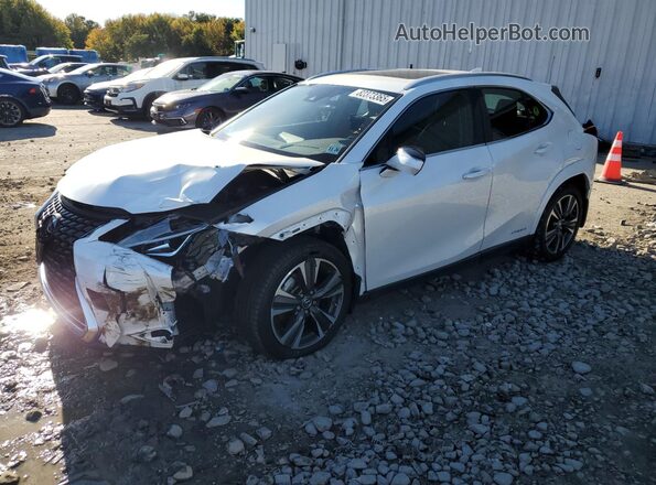 JTHP9JBH2N2055119 2022 LEXUS UX White Vista tres cuartos delantera izquierda