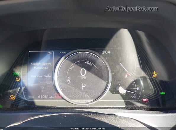 JTHP9JBH3L2034258 2020 LEXUS UX 250H White Widok tylnych siedzeń