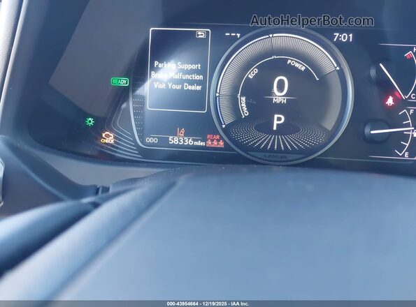 JTHP9JBH4L2035242 2020 LEXUS UX 250H Серый Вид задних сидений