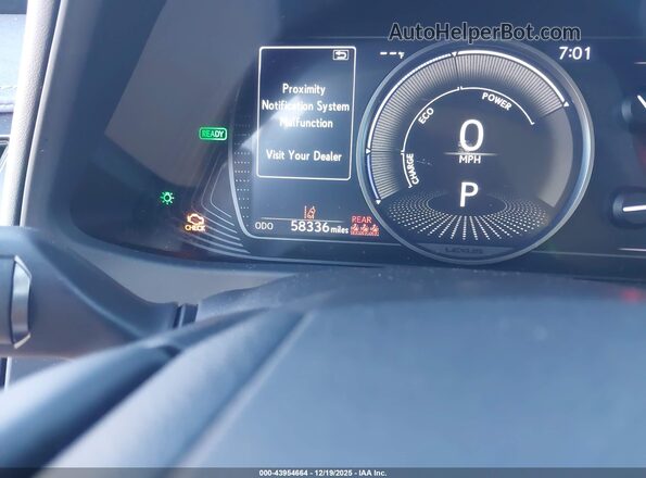JTHP9JBH4L2035242 2020 LEXUS UX 250H Серый 