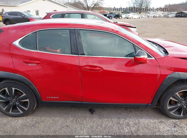 JTHP9JBH5L2029319 2020 LEXUS UX 250H Red Widok wnętrza 360 stopni