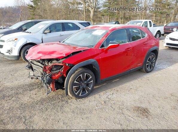 JTHP9JBH5L2029319 2020 LEXUS UX 250H Red Przód lewy