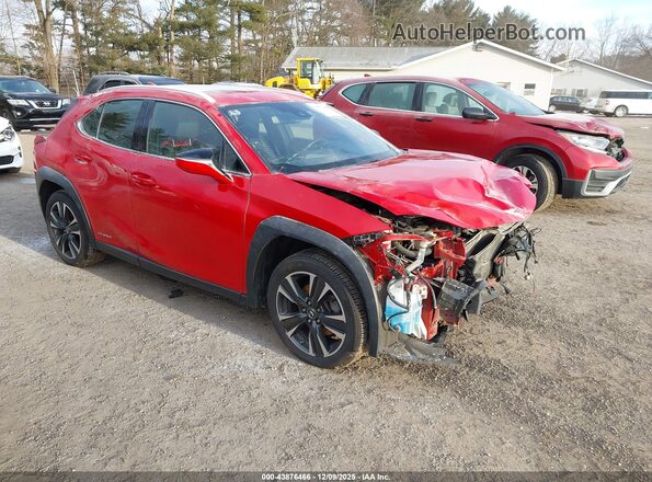 JTHP9JBH5L2029319 2020 LEXUS UX 250H Red Przód prawy