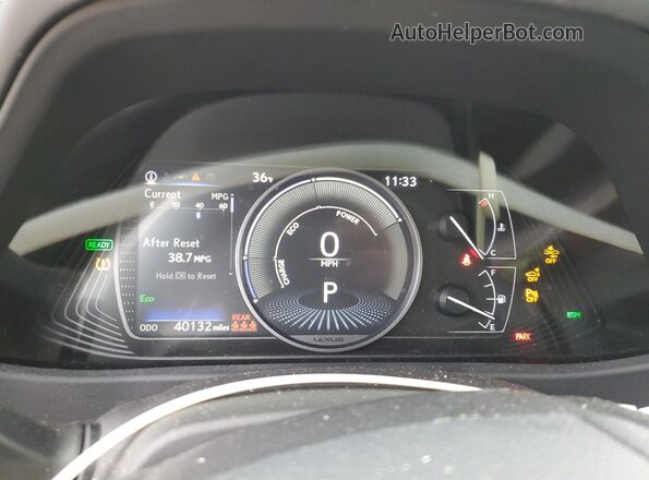 JTHP9JBH5L2032091 2020 LEXUS UX Серый Вид щитка приборов