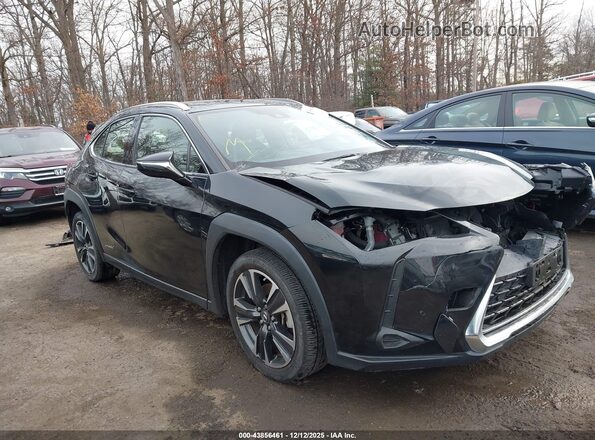 JTHP9JBH8M2040302 2021 LEXUS UX 250H Black Front right