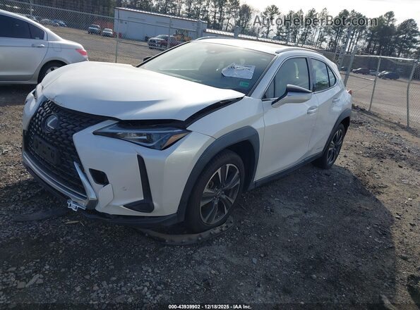 JTHP9JBH8M2042695 2021 LEXUS UX 250H White Vista tres cuartos delantera izquierda