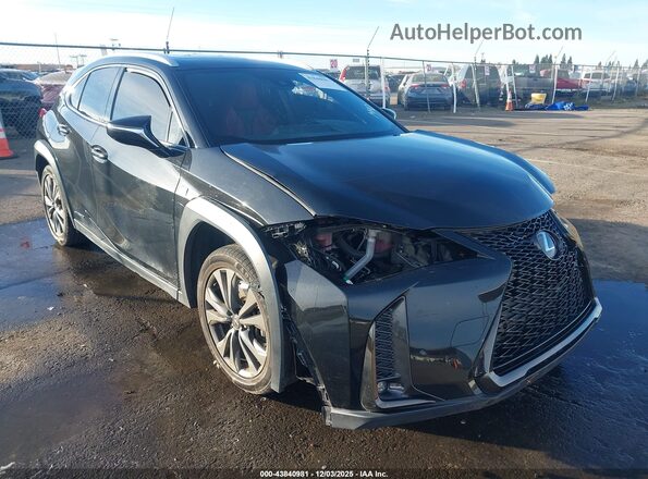JTHR9JBH4L2020569 2020 LEXUS UX 250H Black Widok z przodu