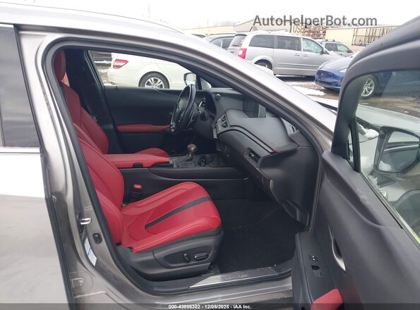 JTHR9JBH6L2029967 2020 LEXUS UX 250H Gray Widok wnętrza z przodu