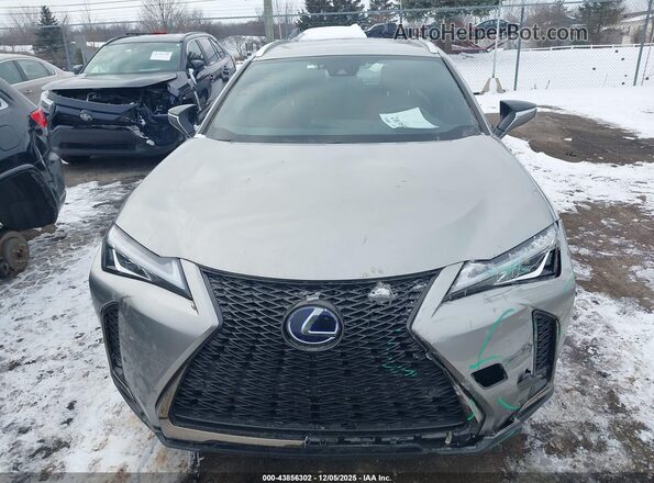 JTHR9JBH6L2029967 2020 LEXUS UX 250H Gray Widok zestawu wskaźników