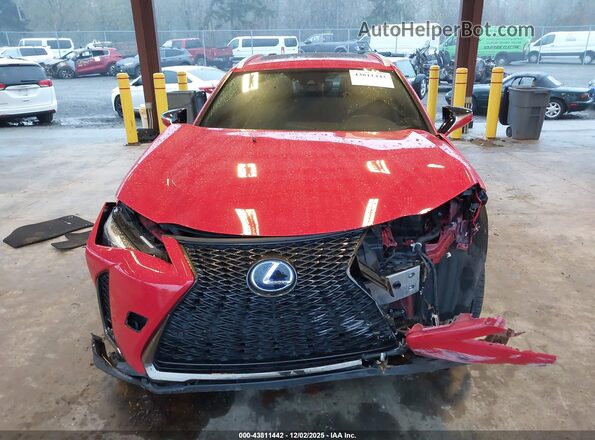 JTHR9JBH8N2062729 2022 LEXUS UX 250H Красный Вид щитка приборов