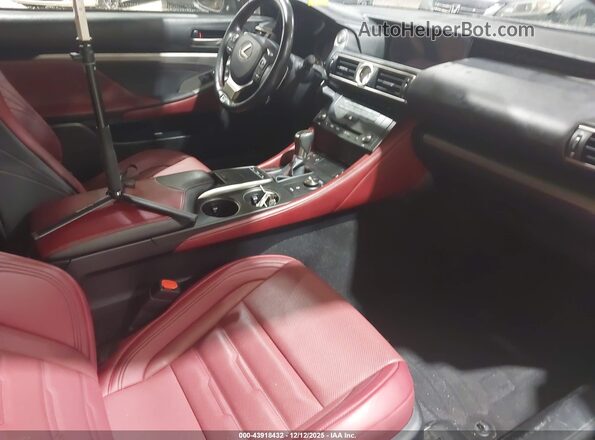 JTHS85BC6J5004501 2018 LEXUS RC 300 Черный Вид салона спереди