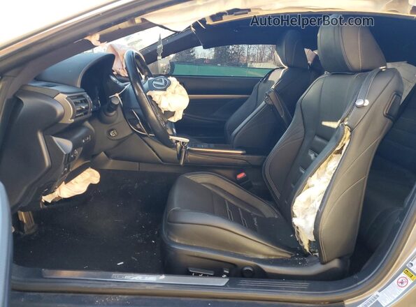 JTHSE5BC0G5006892 2016 LEXUS RC Gray Widok wnętrza z przodu