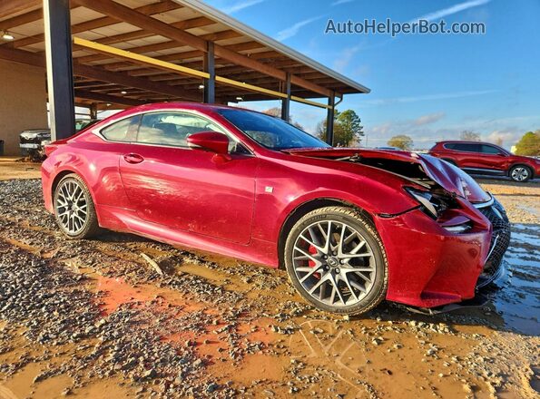 JTHSE5BC2H5007480 2017 LEXUS RC Красный Передняя правая четверть