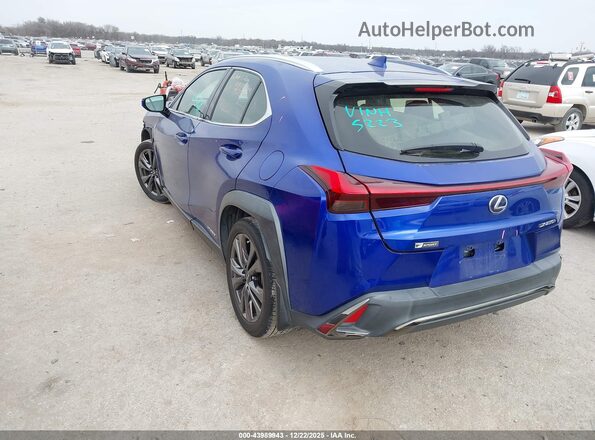 JTHU9JBH6K2016421 2019 LEXUS UX 250H Синий Задняя левая четверть