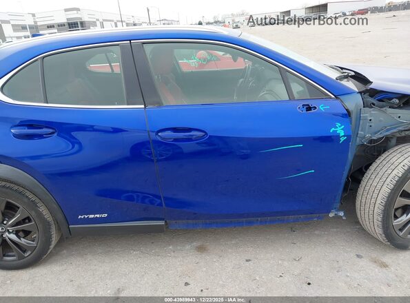 JTHU9JBH6K2016421 2019 LEXUS UX 250H Синий Панорамный вид салона 360°