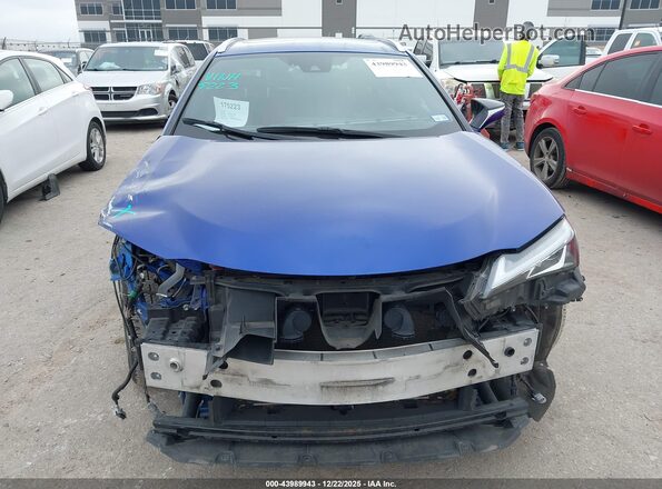JTHU9JBH6K2016421 2019 LEXUS UX 250H Синий Вид задней части салона