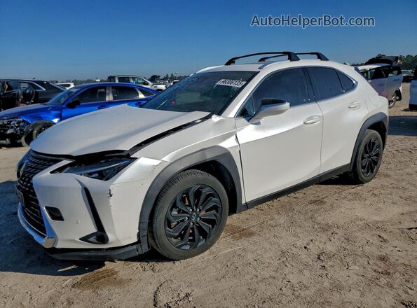 JTHX3JBH0N2047232 2022 LEXUS UX White Առջևի ձախ երեք քառորդ տեսարան