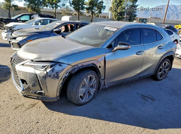JTHX3JBH4N2054930 2022 LEXUS UX Silver Առջևի ձախ երեք քառորդ տեսարան