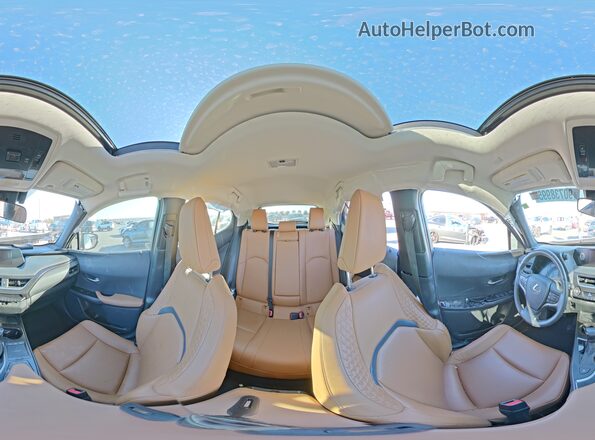 JTHX3JBH8N2049505 2022 LEXUS UX Silver Vista interior de 360 grados