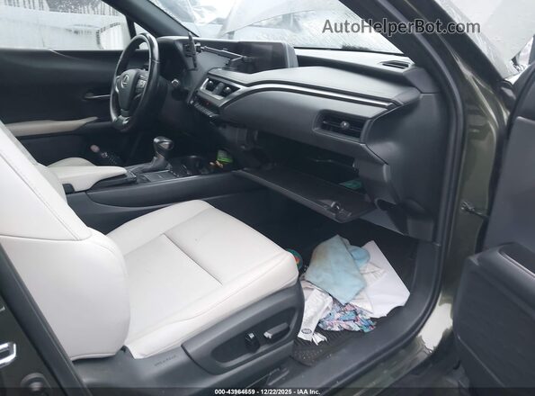 JTHX9JBH1N2059680 2022 LEXUS UX 250H Зеленый Вид салона спереди