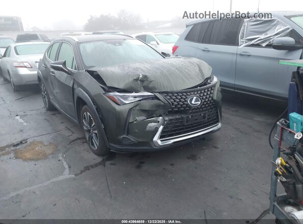 JTHX9JBH1N2059680 2022 LEXUS UX 250H Зеленый Передняя правая четверть