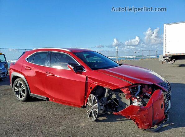 JTHY3JBH2K2012580 2019 LEXUS UX Red Front right