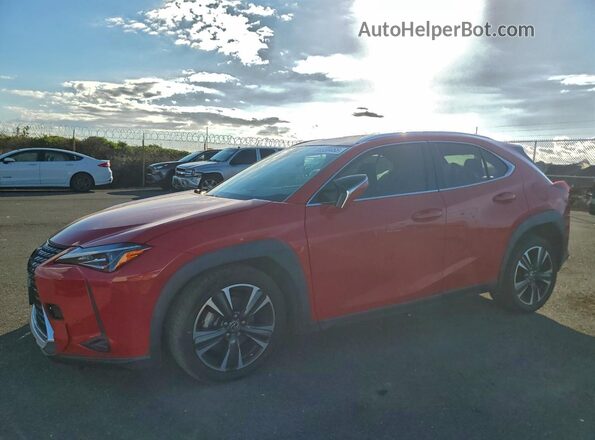 JTHY3JBH2K2012580 2019 LEXUS UX Red Front left