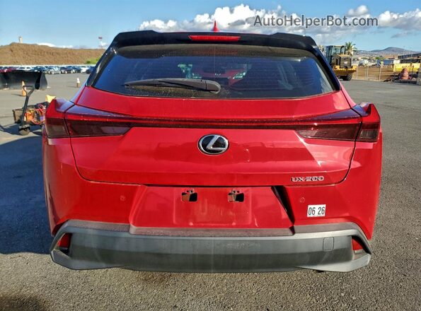 JTHY3JBH2K2012580 2019 LEXUS UX Red Rear view
