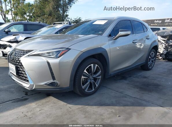 JTHY3JBH3K2013818 2019 LEXUS UX 200 Gray Vista tres cuartos delantera izquierda